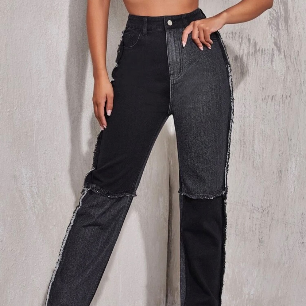 High Waist Flop Pocket Whip Stitch Cargo Jeans 🦋